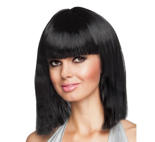 Peruka Dance czarna Włosy na Imprezę