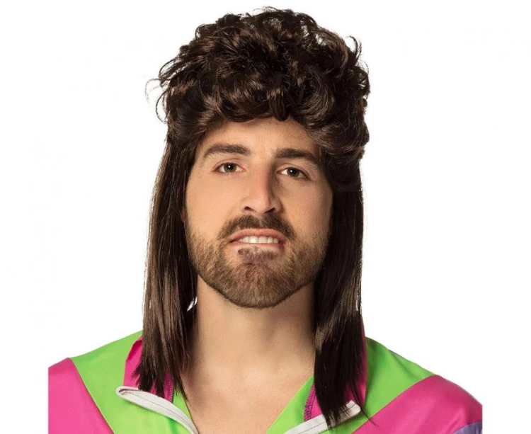 Peruka LARRY brązowa Męska na Imprezę przebranie