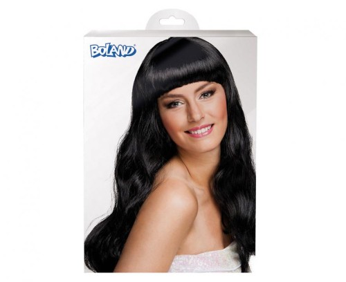 Peruka Chique czarna długie włosy