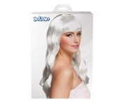 Peruka Chique biała długie włosy