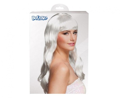 Peruka Chique biała długie włosy