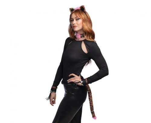 Zestaw Słodki Gepard Przebranie Strój 5 elementów dla dorosłych