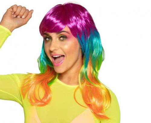 Peruka Kandy Kolorowe Włosy na Imprezę 50 cm