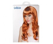 Peruka Elegancka Dziewczyna miedziana Długie Włosy
