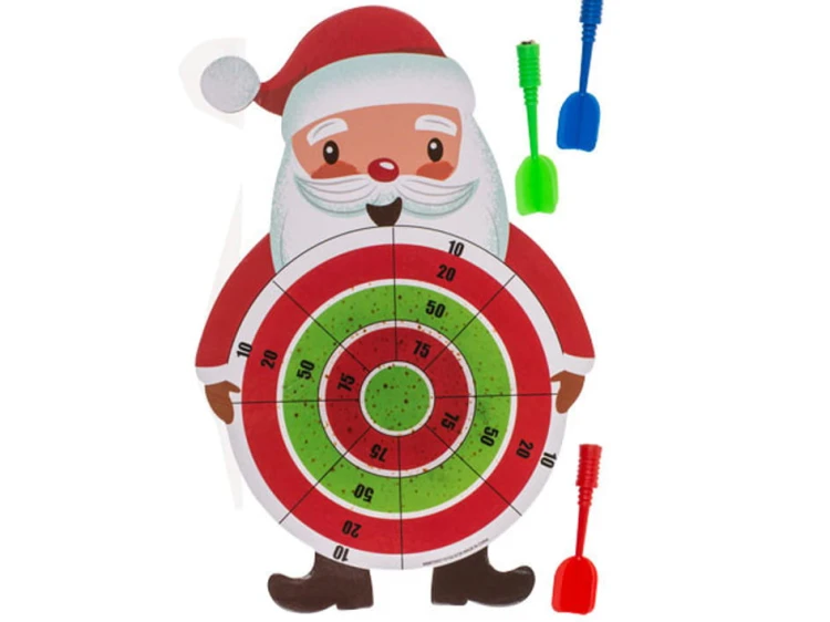 Świąteczna Gra Rzutki Zestaw z 3 Magnetyczna Bałwan Mikołaj Pingwin 1.jpg