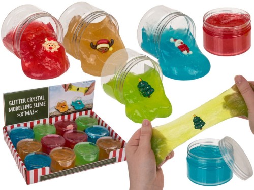 Świąteczna Galaretka z Brokatem i Figurką Magiczna Masa glut 2.jpg