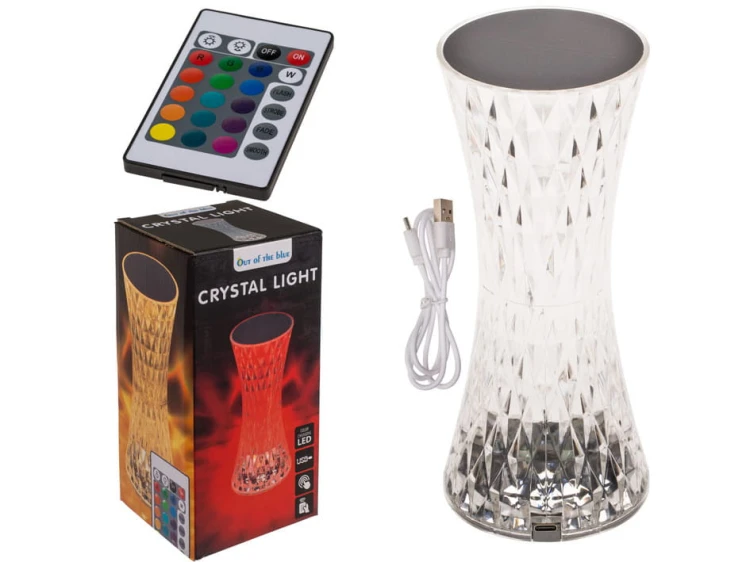 Lampka z LED dotykowa kolorowe światła Pilot dekoracyjna 1.jpg