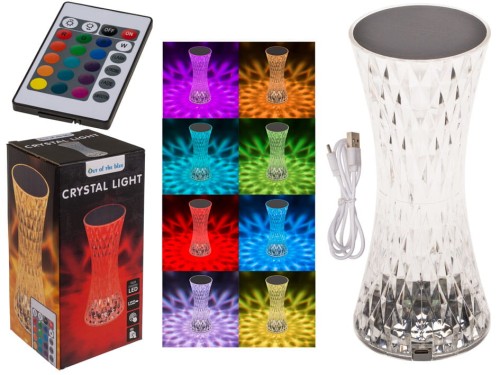 Lampka z LED dotykowa kolorowe światła Pilot dekoracyjna 2.jpg