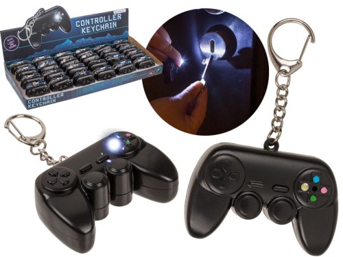 Metalowy Brelok Kontroler gier z Efektami Świetlnymi i Dźwiękowymi Świecący 2.jpg