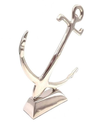 Duża Kotwica Metalowa 35 cm Figurka Dekoracja w Stylu Marynistycznym  (1).jpg