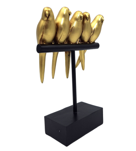 Dekoracja Ptaszki Subtelna Elegancja do Nowoczesnego Wnętrza Figurka  (2).jpg