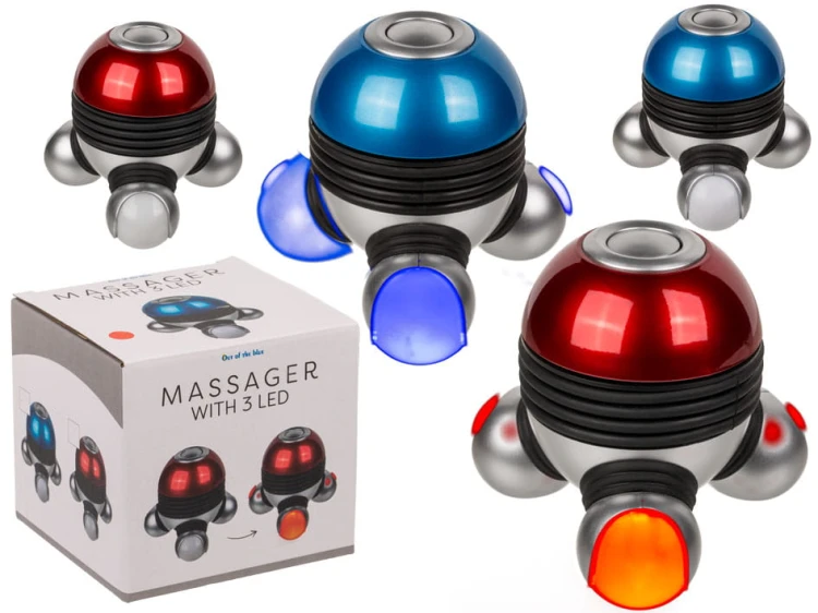 Masażer z podświetleniem 3 LED Podręczny Relaks i Blask w Jednym .jpg