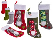 Skarpeta Świąteczna na prezenty do Powieszenia XXL duża z Motywem Skrzata 2.jpg