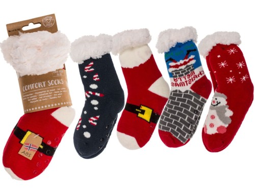 Świąteczne Skarpetki Dla Dzieci Mięciutki Komfort na Zimowe Dni rozm. 22-34 2.jpg