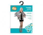 Marynarka dla dorosłych Tinsel Przebranie Strój Kostium rozm. uniwersalny