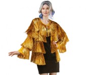 Marynarka dla dorosłych Tinsel, złota , rozm. uniw.