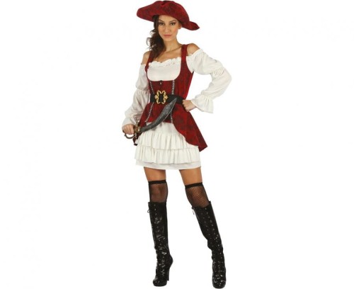 Zestaw dla dorosłych Piratka Przebranie Strój Kostium na Imprezę rozm. M