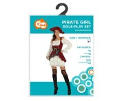 Zestaw dla dorosłych Piratka Przebranie Strój Kostium na Imprezę rozm. M