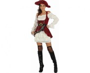Zestaw dla dorosłych Piratka Przebranie Strój Kostium na Imprezę rozm. S