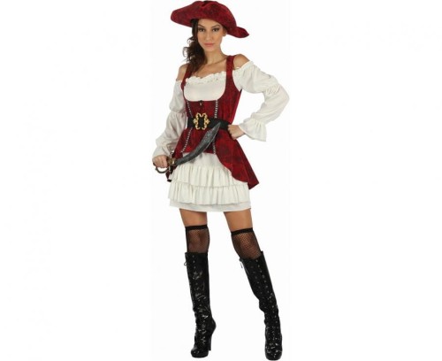 Zestaw dla dorosłych Piratka Przebranie Strój Kostium na Imprezę rozm. S