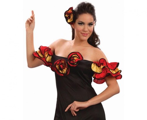 Zestaw dla dorosłych Hiszpańska Piękność Przebranie Strój Kostium rozm. S