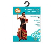 Zestaw dla dorosłych Hiszpańska Piękność Przebranie Strój Kostium rozm. S