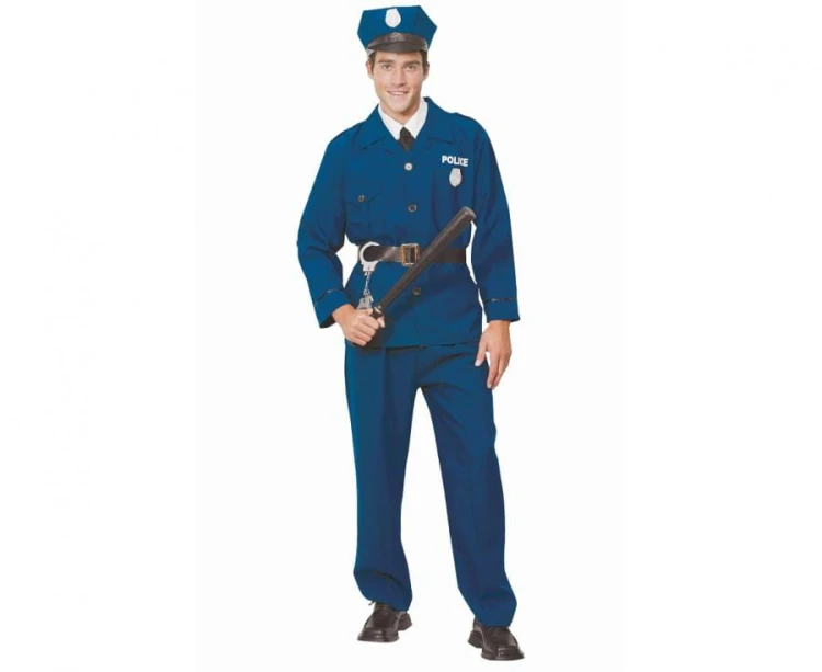 Zestaw dla dorosłych Policjant Przebranie Strój Kostium na Imprezę rozm. 52