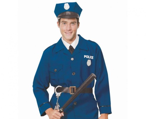 Zestaw dla dorosłych Policjant Przebranie Strój Kostium na Imprezę rozm. 56