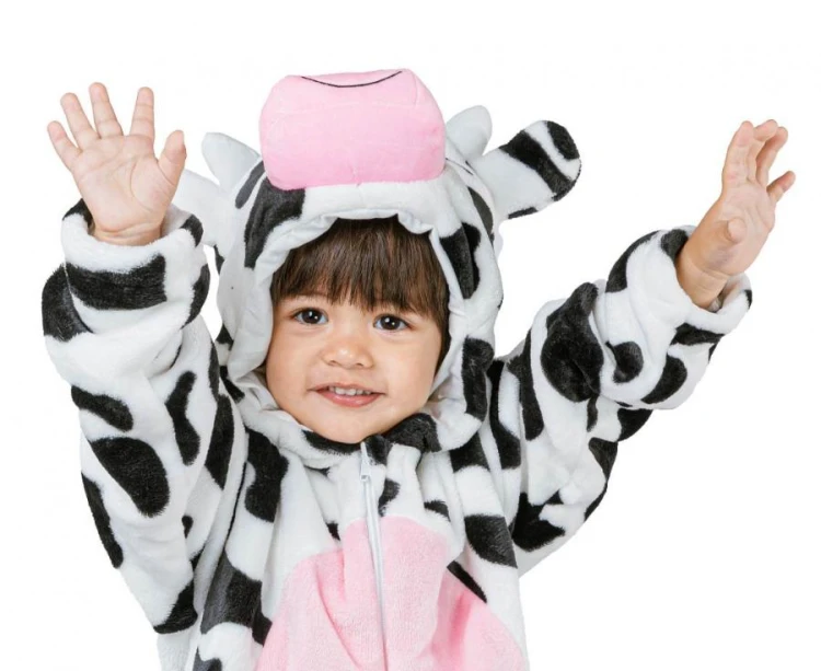 Strój dla dzieci Mała Krówka Przebranie Kostium na Imprezę rozm. 92/104 cm