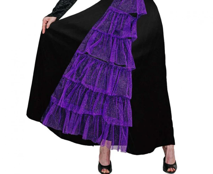 Zestaw dla dorosłych Fioletowa Czarownica Przebranie Strój Kostium rozm. S