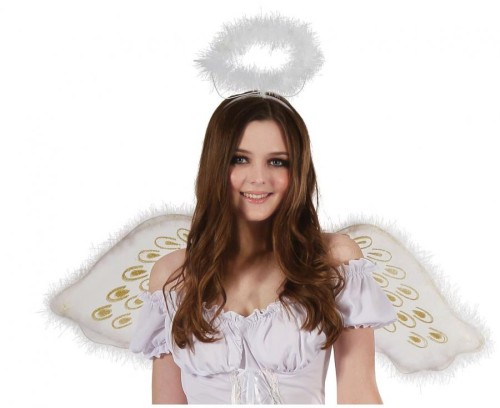 Zestaw dla dorosłych Anioł Przebranie Strój Kostium na Imprezę rozm. M