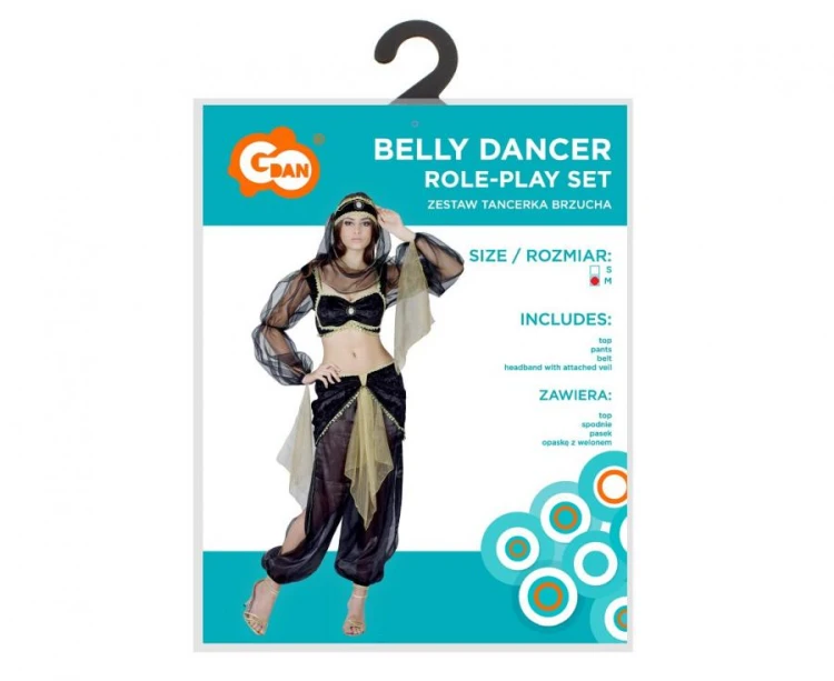 Zestaw dla dorosłych Tancerka Brzucha Przebranie Strój Kostium rozm. M
