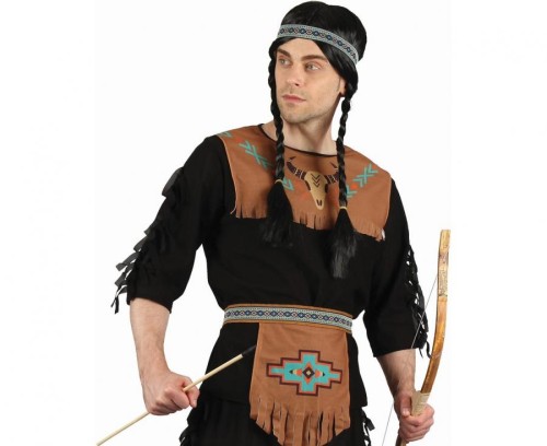 Zestaw dla dorosłych męski Indianin Przebranie Strój Kostium rozm. 56