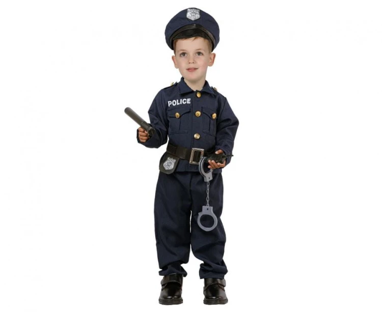 Zestaw dla dzieci Elegancki Policjant Przebranie Strój Kostium 92/104 cm