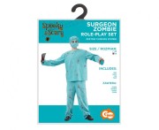 Zestaw dla dorosłych Chirurg Zombie Przebranie Strój Kostium rozm. 56