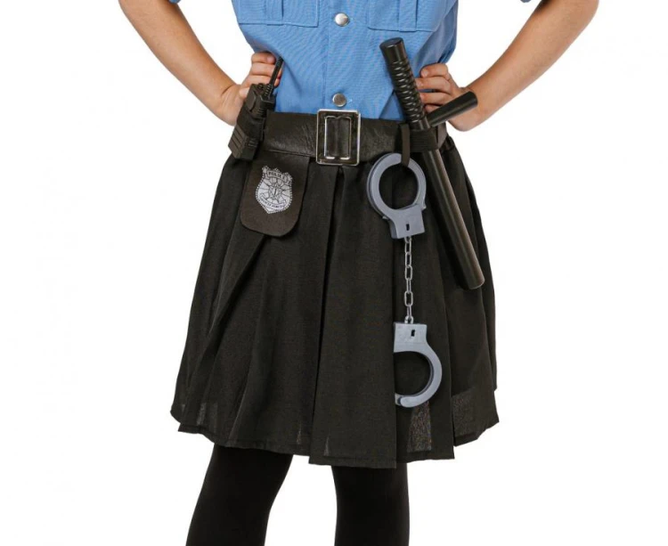 Zestaw dla dzieci Niebieska Policjantka Przebranie Strój Kostium 130/140cm