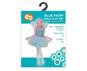 Zestaw dla dzieci Niebieska Wróżka Przebranie Strój Kostium rozm.110/120 cm