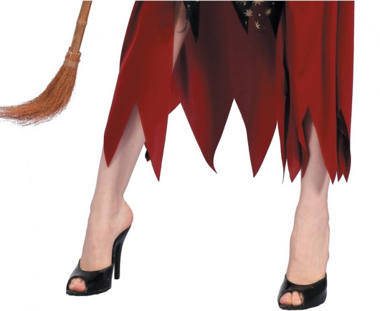 Zestaw dla dorosłych Czerwona Czarownica Przebranie Strój Kostium rozm. S