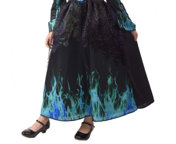 Zestaw dla dzieci Królowa Kościotrup Przebranie Strój Kostium 130/140 cm