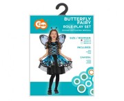Zestaw dla dzieci Motylkowa Wróżka Przebranie Strój Kostium rozm.110/120 cm