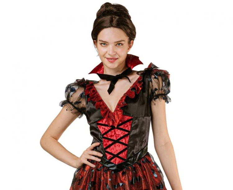 Zestaw dla dorosłych Gotycka Wampirzyca Przebranie Strój Kostium rozm. S