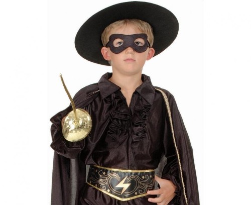 Zestaw dla dzieci Mistrz Szpad Przebranie Strój Kostium rozm. 130/140 cm