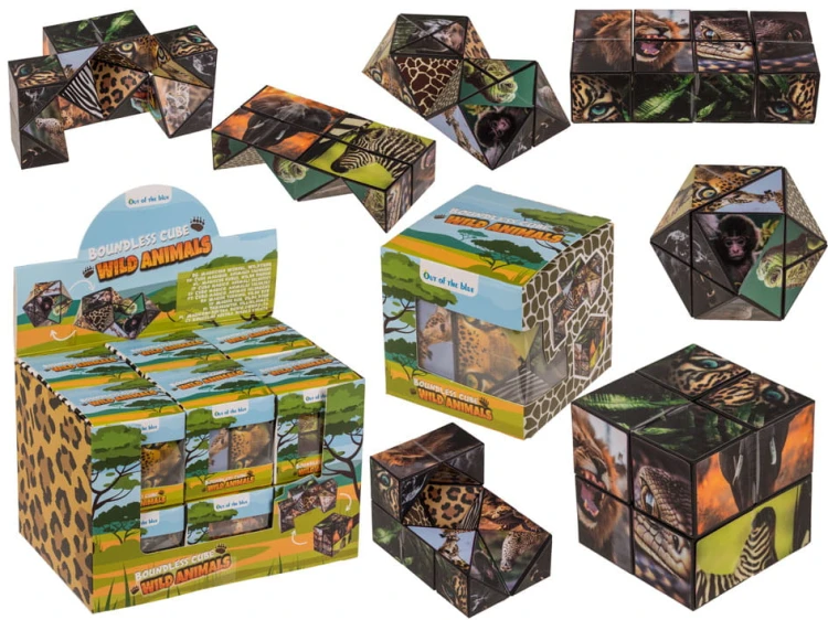 Kostka Nieskończoności Dzikie Zwierzęta Fascynująca Zabawa Układanka  (1).jpg