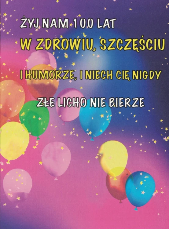 Karnet okolicznościowy z kopertą Cudownej Babci 2