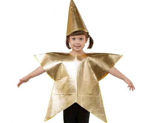 Zestaw dla dzieci Złota Gwiazdka (bluzka, kapelusz), rozm. 92/104 cm