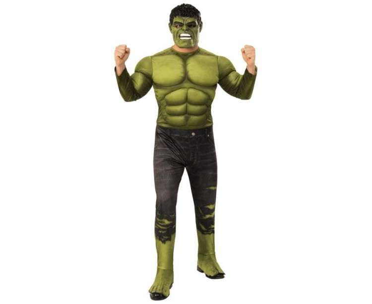 Strój dla dorosłych Hulk kombinezon z maską Przebranie Kostium rozm. XXL