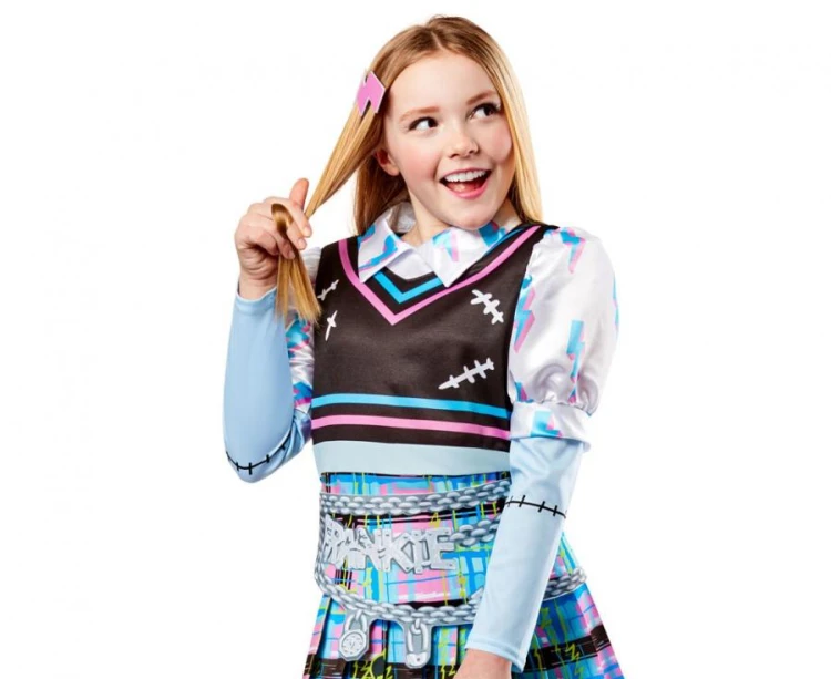 Zestaw dla dziewczynki Monster high Frankie Stein Przebranie Strój rozm. L