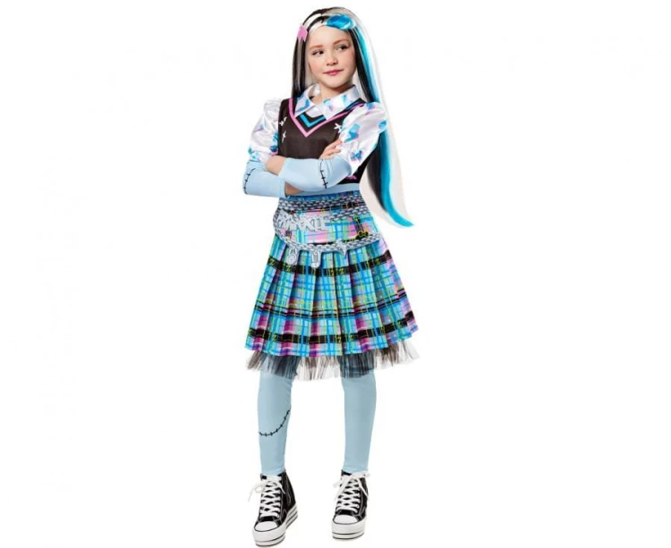 Zestaw dla dziewczynki Monster high Frankie Stein Przebranie Strój rozm. L