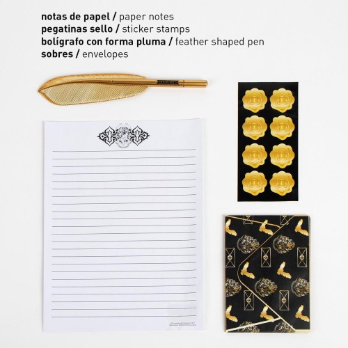 Zestaw Piśmienniczy Harry Potter – Złote Pióro i Hogwartowe Listy  (2).jpg