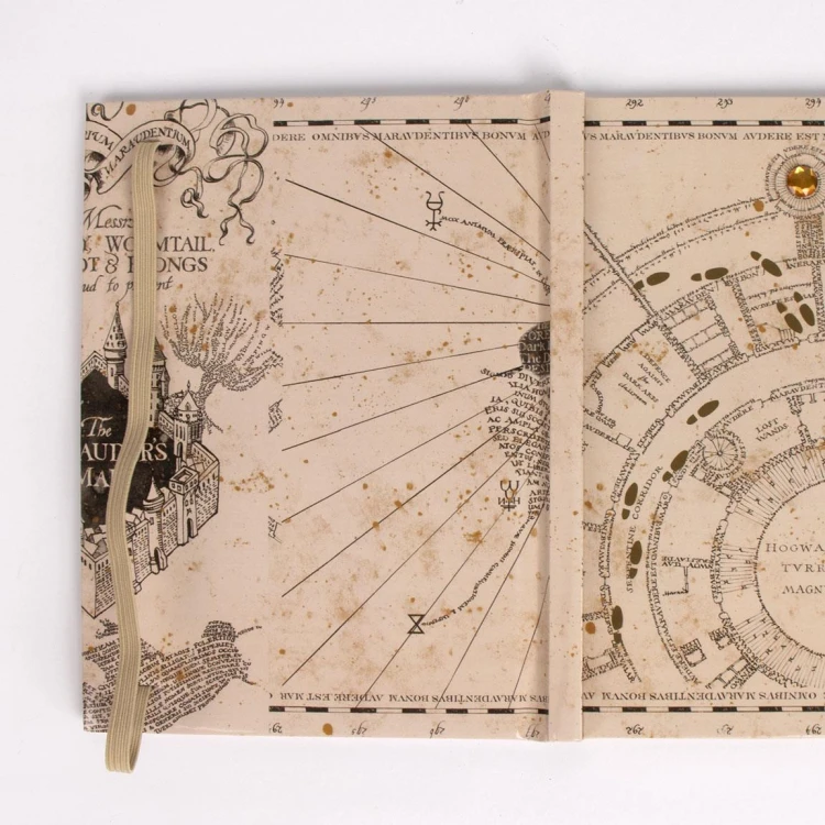 Zestaw Mapa oraz Zeszyt Magiczny Harry Potter Światło Magii Mapa Huncwotów  (7).jpg